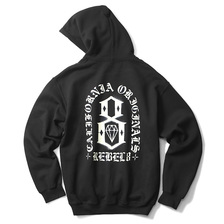 REBEL8 FORTITUDE PULLOVER HOODIE BLACK画像