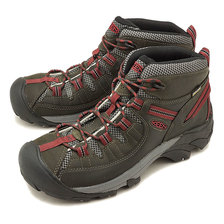 KEEN MEN TARGHEE II MID WP Alcatraz/Fired Brick 1019462画像