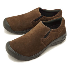 KEEN MEN AUSTIN CASUAL SLIP SD Dark Earth 1019609画像