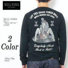 SKULL WORKS ロンT "タトゥーガール" 111853画像