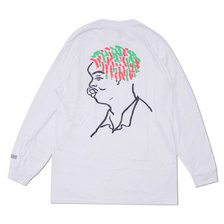ON AIR Noncheleee 0008 L/S TEE WHITE画像