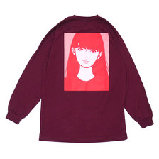 ON AIR Kyne 0008 L/S TEE BURGUNDY画像