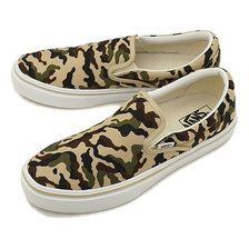 VANS JAPAN LTD SLIP-ON LITE SAND/BEIGE CAMO V98LITE画像
