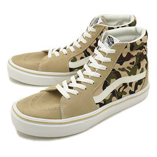 VANS JAPAN LTD SK8-HI LITE SAND/BEIGE CAMO V38LITE画像
