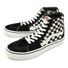 VANS JAPAN LTD SK8-HI LITE BLK/WHT CHK V38LITE画像