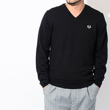 FRED PERRY Classic V Neck Sweater K4500画像