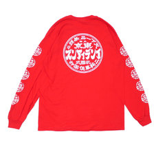 TOKYO INDIANS MC NOSTALGIA LOGO L/S TEE RED画像