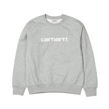 Carhartt CARHARTT SWEATSHIRT Grey Heather/White I025478-V690画像