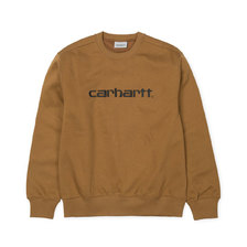 Carhartt CARHARTT SWEATSHIRT H.Brown/Black I025478-HZ90画像