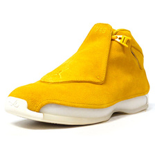 NIKE AIR JORDAN 18 RETRO "YELLOW SUEDE" "MICHAEL JORDAN" "LIMITED EDITION for JORDAN BRAND" YEL/WHT AA2494-701画像