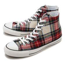 CONVERSE ALL STAR 100 WOOLCHECK HI WHITE 32961970画像