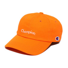 Champion ウェーブ ロゴ ツイル ロー キャップ オレンジ 381-0078画像