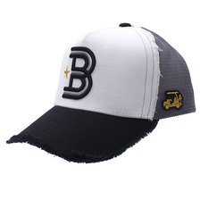 YOSHINORI KOTAKE &times; BEAMS GOLF B LOGO MESH CAP BLACK画像