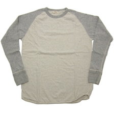 Loop & Weft San Joaquin Cotton Crew Neck Raglan Long Sleeve Tee Shirts LRC1046画像