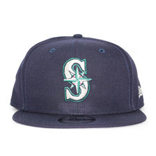 NEW ERA SEATTLE MARINERS BASIC SNAPBACK NAVY APNE11591005画像