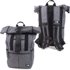 NEW ERA 26L ROLL TOP PACK HEATHER GRAY 11783285画像