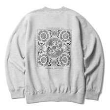 RADIALL TEMPLE - CREW NECK SWEATSHIRT L/S (HEATHER GRAY)画像