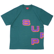 Supreme Stagger Tee DARK GREEN画像