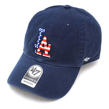 '47 Brand MLB Dodgers Spangled Banner '47 CLEAN UP Navy SPGBN12GWS画像