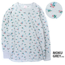 J.E.MORGAN ブーケ柄 長袖ラグラン サーマル カットソー J8041画像