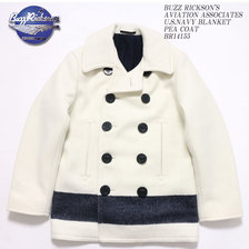 Buzz Rickson's AVIATION ASSOCIATES U.S.NAVY BLANKET PEA COAT BR14155画像