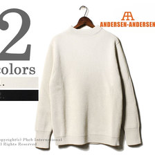 ANDERSEN-ANDERSEN ORGANIC COTTON CREWNECK 5GG AA-1821043画像