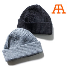 ANDERSEN-ANDERSEN AA BEANIE SHORT NATURAL DYED INDIGO 5GG AA-1821037画像