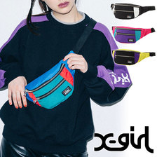 X-girl COLOR BLOCK HIP BAG 5183015画像