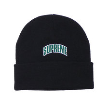 Supreme Crown Logo Beanie BLACK画像