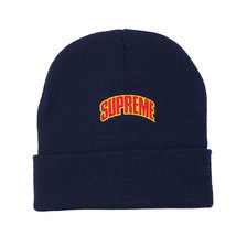 Supreme Crown Logo Beanie NAVY画像