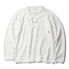 RADIALL SLOW BURN - MOCK NECK SWEATSHIRT L/S (WHITE)画像