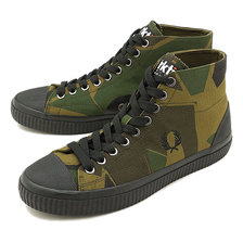 FRED PERRY &times; ARKTIS PRINTED HUGHES MID WOODLAND CAMO B4138-G56画像