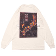 DREAM TEAM JAPAN MAP L/S TEE BEIGE画像