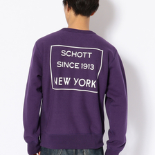 Schott CREW NECK SWEAT 3183070画像
