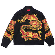 Supreme Dragon Work Jacket BLACK画像