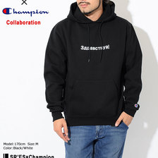 PROJECT SR'ES &times; Champion Embroider Russian Pullover Hoodie KNT01359画像