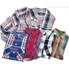 Huntsvill チェックネルシャツ 40468HV画像