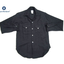 POST OVERALLS 2214 E-Z CRUZ SOLID FLANNEL SHIRT grey画像