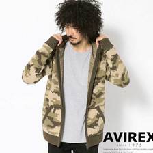 AVIREX MOLE KNIT PARKA 13218306画像