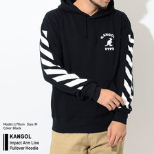 KANGOL Impact Arm Line Pullover Hoodie LCK0019画像