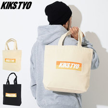 KIKS TYO Two Tone Box Logo Tote Bag KT1808A-02画像