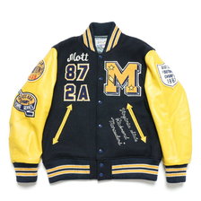 Whitesville 30oz. WOOL MELTON AWARD JACKET "MARAUDERS" WV14214-128画像