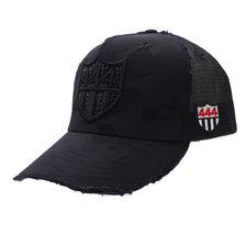 YOSHINORI KOTAKE DESIGN PUNCHING 444LOGO JACQUARD CAMO MESH CAP BLACK画像