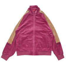 Supreme 18FW Velour Track Jacket PINK画像