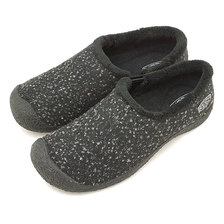 KEEN WOMEN HOWSER SLIDE WOOL Black Knobby/Steel Grey 1019486画像