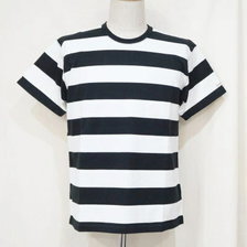 THE FLAT HEAD 半袖TシャツボーダーA F-BT-101画像