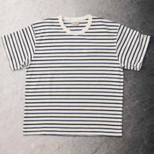 THE FLAT HEAD 半袖TシャツボーダーC F-BT-103画像