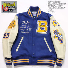 Whitesville 30oz. WOOL MELTON AWARD JACKET FULL DECORATION "UCLA" WV14218画像