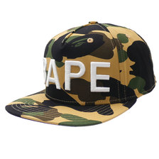 A BATHING APE 18AW 1ST CAMO BAPE SNAP BACK CAP YELLOW 1E80180011画像