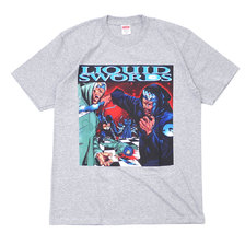 Supreme 18FW Liquid Swords Tee GRAY画像